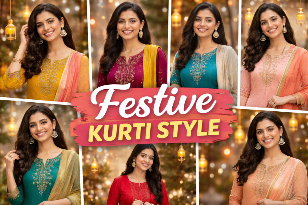 How to Style One Kurti in 3 Ways: College, Office & Festive ChatGPT Image Jan 3 2026 06 50 51 PM 1024x683